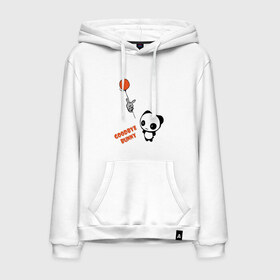 Мужская толстовка хлопок с принтом Прощай заяц в Ухте, френч-терри, мягкий теплый начес внутри (100% хлопок) | карман-кенгуру, эластичные манжеты и нижняя кромка, капюшон с подкладом и шнурком | 