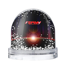 Снежный шар с принтом RAW в Ухте, Пластик | Изображение внутри шара печатается на глянцевой фотобумаге с двух сторон | raw | usa | wwe