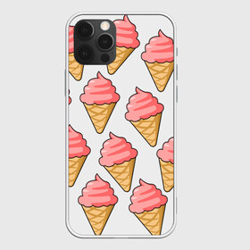 Чехол для iPhone 12 Pro с принтом Мороженки в Ухте, силикон | область печати: задняя сторона чехла, без боковых панелей | девушкам | мороженка | мороженое | сладкая