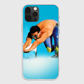 Чехол для iPhone 12 Pro Александр Попов: в Ухте, силикон | область печати: задняя сторона чехла, без боковых панелей |