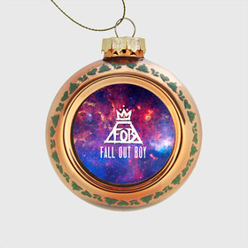 Стеклянный ёлочный шар FOB космос: в Ухте, Стекло | Диаметр: 80 мм | fall out boy