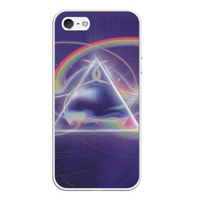 Чехол для iPhone 5/5S матовый с принтом Pink Floyd в Ухте, Силикон | Область печати: задняя сторона чехла, без боковых панелей | pink floyd