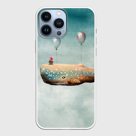 Чехол для iPhone 13 Pro Max с принтом Кит в Ухте,  |  | автостопом по галактике | кит