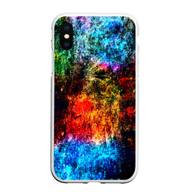 Чехол для iPhone XS Max матовый с принтом Краска в Ухте, Силикон | Область печати: задняя сторона чехла, без боковых панелей | краска | одежда | потертости | прикольные