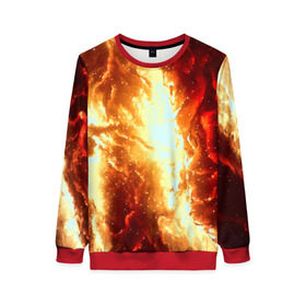 Женский свитшот 3D с принтом Nebula в Ухте, 100% полиэстер с мягким внутренним слоем | круглый вырез горловины, мягкая резинка на манжетах и поясе, свободная посадка по фигуре | вселенная | галатика | звезды