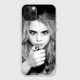 Чехол для iPhone 12 Pro Кара Делевинь: в Ухте, силикон | область печати: задняя сторона чехла, без боковых панелей | cara delevingne | актриса | британская | кара делевинь | топ модель