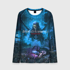 Мужской лонгслив 3D с принтом Avenged Sevenfold в Ухте, 100% полиэстер | длинные рукава, круглый вырез горловины, полуприлегающий силуэт | avenged sevenfold