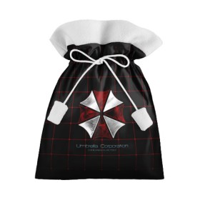 Подарочный 3D мешок с принтом Umbrella Corporation - 2 в Ухте, 100% полиэстер | Размер: 29*39 см | resident evil | зомби