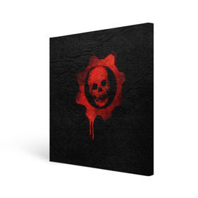 Холст квадратный с принтом Gears of War в Ухте, 100% ПВХ |  | Тематика изображения на принте: gears of war | игра