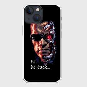 Чехол для iPhone 13 mini с принтом Терминатор в Ухте,  |  | Тематика изображения на принте: арнольд шварценеггер | терминатор | я вернусь