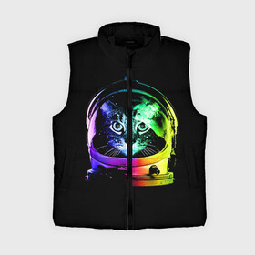 Женский жилет утепленный 3D Кот космонавт: в Ухте,  |  | астронавт | звезды | космокот | космонавт | космос | кот | радуга