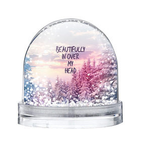 Водяной шар Хипстер: в Ухте, Пластик | Изображение внутри шара печатается на глянцевой фотобумаге с двух сторон | hipster | swag | деревья | свег | свэг | снег | хипстер | хисптеры | цитата