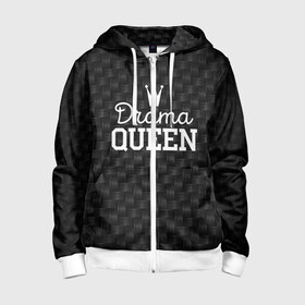 Детская толстовка 3D на молнии с принтом Drama queen в Ухте, 100% полиэстер |  манжеты и пояс оформлены широкой мягкой резинкой, двухслойный капюшон со шнурком для регулировки, спереди карманы и застежка-молния
 | drama | drama queen | hipster | queen | swag | свег | свэг | хипстер | хисптеры
