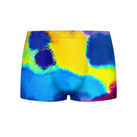 Мужские трусы 3D с принтом акварель в Ухте, 50% хлопок, 50% полиэстер | классическая посадка, на поясе мягкая тканевая резинка | абстракт | абстракции | краска | прикольные | текстуры