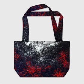 Пляжная сумка 3D с принтом Брызги красок в Ухте, 100% полиэстер | застегивается на металлическую кнопку; внутренний карман застегивается на молнию. Стенки укреплены специальным мягким материалом, чтобы защитить содержимое от несильных ударов
 | гранж | краска | новые | прикольные | текстуры | цветные