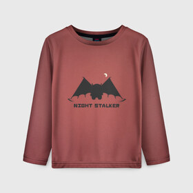 Детский лонгслив 3D с принтом Night Stalker в Ухте, 100% полиэстер | длинные рукава, круглый вырез горловины, полуприлегающий силуэт
 | Тематика изображения на принте: dota | dota 2 | night stalker | дота | дотан | раки