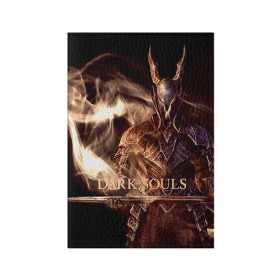 Обложка для паспорта матовая кожа с принтом Dark Souls 16 в Ухте, натуральная матовая кожа | размер 19,3 х 13,7 см; прозрачные пластиковые крепления | Тематика изображения на принте: dark souls | praise the sun | you died | дарк соулс