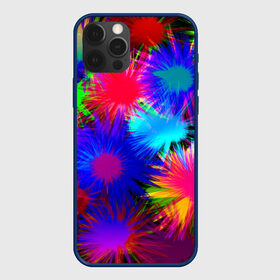 Чехол для iPhone 12 Pro с принтом Взрывы красок в Ухте, силикон | область печати: задняя сторона чехла, без боковых панелей | краска | красный | текстуры