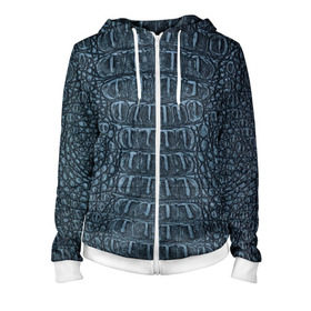 Женская толстовка 3D на молнии Из кожи аллигатора: в Ухте, 100% полиэстер | длина до линии бедра, манжеты и пояс оформлены мягкой тканевой резинкой, двухслойный капюшон со шнурком для регулировки, спереди молния, по бокам два кармана | аллигатор | гламур | крокодил | крокодиловая кожа | крутость | мода | пафос | статус | стиль | текстура