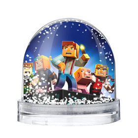 Снежный шар Minecraft: в Ухте, Пластик | Изображение внутри шара печатается на глянцевой фотобумаге с двух сторон | game | minecraft | игры | маинкрафт | майн | майнкравт | майнкрафт