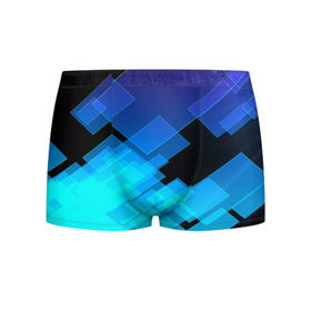 Мужские трусы 3D с принтом Tex nano в Ухте, 50% хлопок, 50% полиэстер | классическая посадка, на поясе мягкая тканевая резинка | крутой. прин.т3d