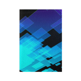 Обложка для паспорта матовая кожа с принтом Tex nano в Ухте, натуральная матовая кожа | размер 19,3 х 13,7 см; прозрачные пластиковые крепления | крутой. прин.т3d