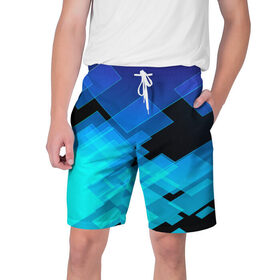 Мужские шорты 3D с принтом Tex nano в Ухте,  полиэстер 100% | прямой крой, два кармана без застежек по бокам. Мягкая трикотажная резинка на поясе, внутри которой широкие завязки. Длина чуть выше колен | крутой. прин.т3d