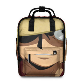 Женский рюкзак 3D Boss: в Ухте, 100% полиэстер | лямки с регулируемой длиной, сверху ручки, чтобы рюкзак нести как сумку. Основное отделение закрывается на молнию, как и внешний карман. Внутри два дополнительных кармана, один из которых закрывается на молнию. По бокам два дополнительных кармашка, куда поместится маленькая бутылочка
 | anime | ван пис | луффи | манки