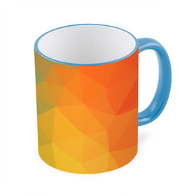 Кружка 3D с принтом LowPoly Gradient в Ухте, керамика | ёмкость 330 мл | Тематика изображения на принте: colors | gradient | lowpoly | poly | градиент | цвета