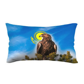 Подушка 3D антистресс с принтом Беркут в Ухте, наволочка — 100% полиэстер, наполнитель — вспененный полистирол | состоит из подушки и наволочки на молнии | беркут | казах | казахский | казахстан | национальный | нация | республика | рк | флаг | флаги