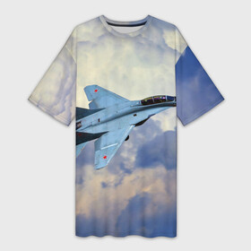 Платье-футболка 3D Авиация: в Ухте,  |  | авиация | крылья | небо | полет | самолет