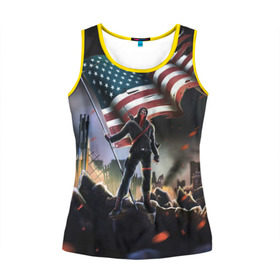 Женская майка 3D Homefront: The Revolution: в Ухте, 100% полиэстер | круглая горловина, прямой силуэт, длина до линии бедра | america | homefront | revolution | usa | америка | революция | сша | хоумфронт
