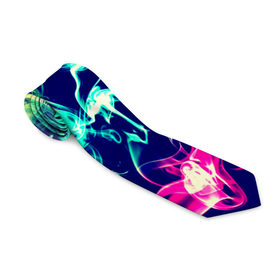 Галстук 3D В дыму: в Ухте, 100% полиэстер | Длина 148 см; Плотность 150-180 г/м2 | огонь | разноцветный