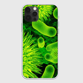 Чехол для iPhone 12 Pro с принтом Вирус в Ухте, силикон | область печати: задняя сторона чехла, без боковых панелей | вирус | клетка | макро | медицина | молекула