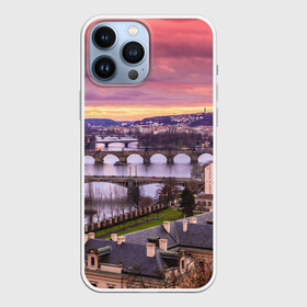 Чехол для iPhone 13 Pro Max с принтом Прага (Чехия) в Ухте,  |  | czech republic | europe | prague | европа | ес | каникулы | мосты | отпуск | прага | туризм | хоккей | чехия