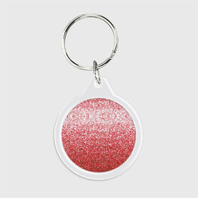 Брелок круглый с принтом Пиксели в Ухте, пластик и полированная сталь | круглая форма, металлическое крепление в виде кольца | квадраты | кубики | пиксели | текстура