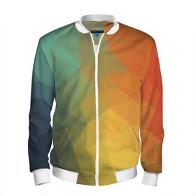 Мужской бомбер 3D с принтом Красочная текстура в Ухте, 100% полиэстер | застегивается на молнию, по бокам два кармана без застежек, по низу бомбера и на воротнике - эластичная резинка | краски | текстура | цвет