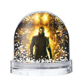 Снежный шар Deus Ex: в Ухте, Пластик | Изображение внутри шара печатается на глянцевой фотобумаге с двух сторон | deus ex | human revolution | mankind divided | адам дженсен | деус экс