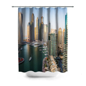 Штора 3D для ванной с принтом Dubai в Ухте, 100% полиэстер | плотность материала — 100 г/м2. Стандартный размер — 146 см х 180 см. По верхнему краю — пластиковые люверсы для креплений. В комплекте 10 пластиковых колец | dubai | абу даби | арабские эмираты | ближний восток | богатство | бурдж халифа | дубай | изобилие | каникулы | мегаполис | нефть | оаэ | отпуск | персидский залив | роскошь | технологии | туризм | шейхи