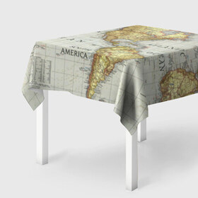 Скатерть 3D с принтом Карта 16 в Ухте, 100% полиэстер (ткань не мнется и не растягивается) | Размер: 150*150 см | map | world | карта | мир