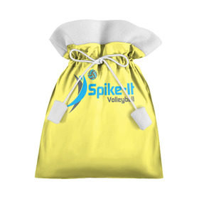 Подарочный 3D мешок с принтом Волейбол 77 в Ухте, 100% полиэстер | Размер: 29*39 см | spike it | volleyball | волейбол