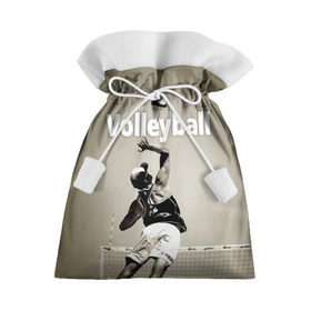 Подарочный 3D мешок с принтом Волейбол 78 в Ухте, 100% полиэстер | Размер: 29*39 см | volleyball | волейбол