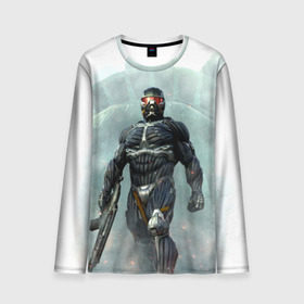 Мужской лонгслив 3D Crysis: в Ухте, 100% полиэстер | длинные рукава, круглый вырез горловины, полуприлегающий силуэт | крайзис | пророк