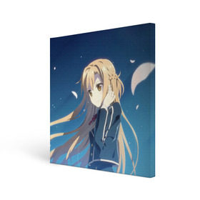 Холст квадратный с принтом SAO в Ухте, 100% ПВХ |  | anime | asuna | sword art online | асуна | мастера меча онлайн
