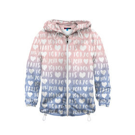 Детская ветровка 3D с принтом London, Paris, New York, Tokyo в Ухте, 100% полиэстер | подол и капюшон оформлены резинкой с фиксаторами, по бокам два кармана без застежек, один потайной карман на груди | Тематика изображения на принте: london | new york | paris | tokyo