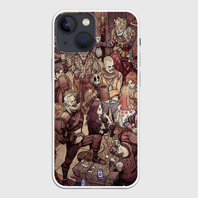 Чехол для iPhone 13 mini с принтом Ведьмак и компания в Ухте,  |  | witcher | йенифер | трисс | цири