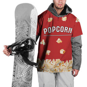 Накидка на куртку 3D с принтом Popcorn в Ухте, 100% полиэстер |  | corn | pop | корн | кукуруза | поп | попкорн