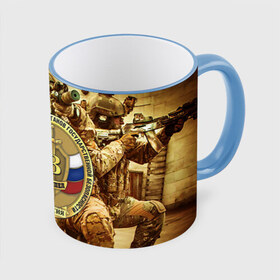 Кружка 3D с принтом Спецназ 9 в Ухте, керамика | ёмкость 330 мл | Тематика изображения на принте: россия | спецназ