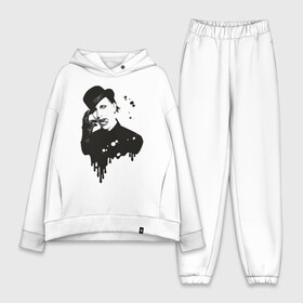 Женский костюм хлопок Oversize с принтом Marilyn Manson в Ухте,  |  | manson | marilyn | менсон | мерлин мэнсон | мэнсон