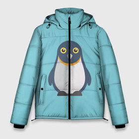 Мужская зимняя куртка 3D с принтом Пингвин в Ухте, верх — 100% полиэстер; подкладка — 100% полиэстер; утеплитель — 100% полиэстер | длина ниже бедра, свободный силуэт Оверсайз. Есть воротник-стойка, отстегивающийся капюшон и ветрозащитная планка. 

Боковые карманы с листочкой на кнопках и внутренний карман на молнии. | зима | море | пингвин | птицы